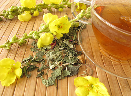 Fight coughs and colds and flu! Wild foraged Mullen leaf with added Bee Pollen For Stamina!